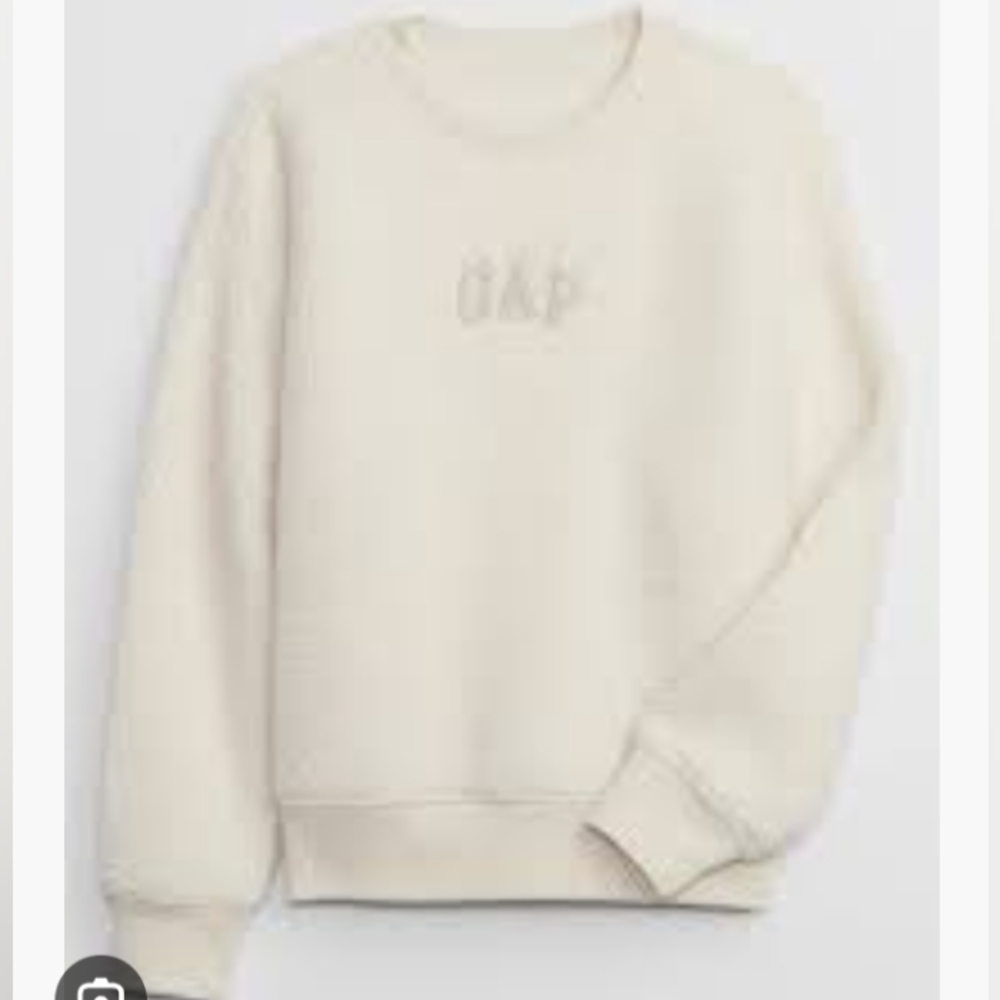 NWT, Gap Kids,girls,crew neck Sherpa sweater, size large